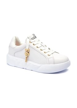 Love Moschino Skórzane sneakersy ze sklepu Gomez Fashion Store w kategorii Buty sportowe damskie - zdjęcie 184314129