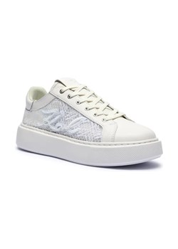 Karl Lagerfeld Sneakersy MAXI KUP | z dodatkiem skóry ze sklepu Gomez Fashion Store w kategorii Buty sportowe damskie - zdjęcie 184314397