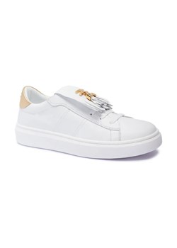 Elisabetta Franchi Skórzane sneakersy ze sklepu Gomez Fashion Store w kategorii Buty sportowe dziecięce - zdjęcie 184314489