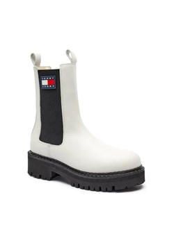 Tommy Jeans Skórzane botki URBAN CHELSEA ze sklepu Gomez Fashion Store w kategorii Botki - zdjęcie 184314515