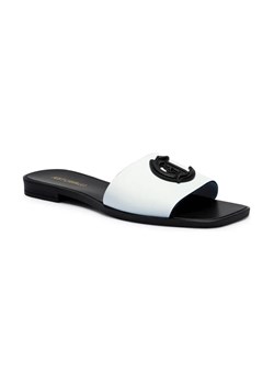 Just Cavalli Skórzane klapki ze sklepu Gomez Fashion Store w kategorii Klapki damskie - zdjęcie 184314527
