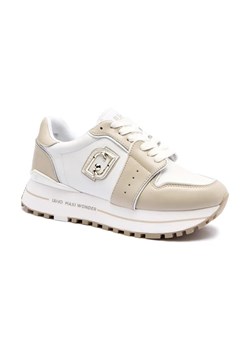 Liu Jo Skórzane sneakersy WONDER 85 ze sklepu Gomez Fashion Store w kategorii Buty sportowe damskie - zdjęcie 184314609