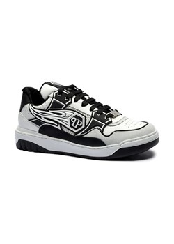 Philipp Plein Skórzane sneakersy Strass Hexagon ze sklepu Gomez Fashion Store w kategorii Buty sportowe męskie - zdjęcie 184314696