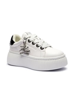 Karl Lagerfeld Skórzane sneakersy KREEPER LO ze sklepu Gomez Fashion Store w kategorii Buty sportowe damskie - zdjęcie 184314717