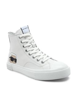 Karl Lagerfeld Skórzane trampki KAMPUS III Karl NFT Hi Lace ze sklepu Gomez Fashion Store w kategorii Trampki damskie - zdjęcie 184314817