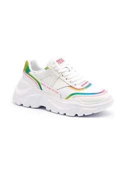 Versace Jeans Couture Sneakersy FONDO SPEEDTRACK DIS. 4 | z dodatkiem skóry ze sklepu Gomez Fashion Store w kategorii Buty sportowe damskie - zdjęcie 184314899