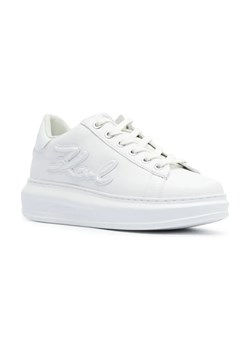 Karl Lagerfeld Skórzane sneakersy KAPRI Signia Emboss - id: KL244W000021119 - marki Karl Lagerfeld - 184315098 Karl Lagerfeld Skórzane sneakersy KAPRI Signia Emboss ze sklepu Gomez Fashion Store w kategorii Buty sportowe damskie - zdjęcie 184315098
