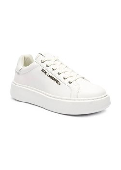Karl Lagerfeld Skórzane sneakersy MAXI KUP ze sklepu Gomez Fashion Store w kategorii Buty sportowe damskie - zdjęcie 184315205