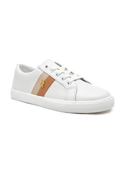 LAUREN RALPH LAUREN Skórzane sneakersy JANSON II ze sklepu Gomez Fashion Store w kategorii Buty sportowe damskie - zdjęcie 184315235