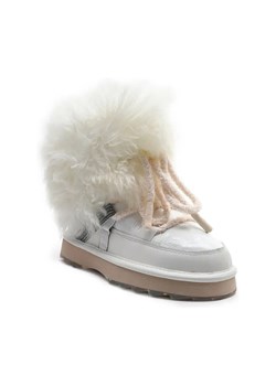 EMU Australia Skórzane śniegowce Blurred Glossy | z dodatkiem wełny ze sklepu Gomez Fashion Store w kategorii Śniegowce damskie - zdjęcie 184315238