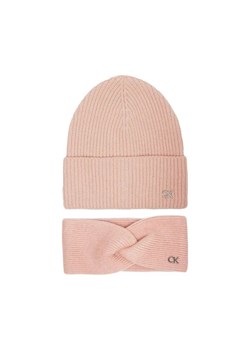 Calvin Klein Wełniana czapka + opaska | z dodatkiem kaszmiru ze sklepu Gomez Fashion Store w kategorii Czapki zimowe damskie - zdjęcie 184315448