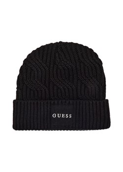 GUESS Czapka CABLE | z dodatkiem wełny ze sklepu Gomez Fashion Store w kategorii Czapki zimowe męskie - zdjęcie 184315739