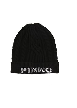 Pinko Czapka BAMBOO CAPPELLO VISCOSA CABLES ze sklepu Gomez Fashion Store w kategorii Czapki zimowe damskie - zdjęcie 184315909