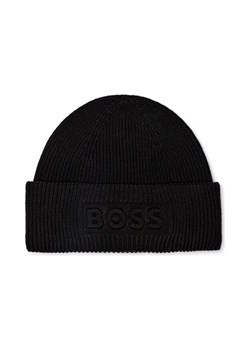 BOSS ORANGE Wełniana czapka Alogo ze sklepu Gomez Fashion Store w kategorii Czapki zimowe męskie - zdjęcie 184315926