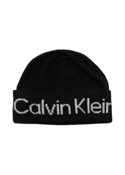 Calvin Klein Czapka | z dodatkiem wełny i kaszmiru ze sklepu Gomez Fashion Store w kategorii Czapki zimowe damskie - zdjęcie 184315948