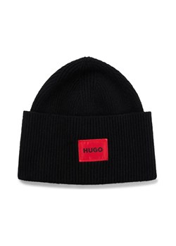 HUGO Wełniana czapka Xaff 6 ze sklepu Gomez Fashion Store w kategorii Czapki zimowe męskie - zdjęcie 184316275