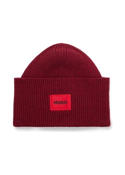 HUGO Wełniana czapka Xaff 6 ze sklepu Gomez Fashion Store w kategorii Czapki zimowe męskie - zdjęcie 184316286
