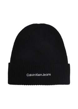 Calvin Klein Jeans Czapka | z dodatkiem wełny ze sklepu Gomez Fashion Store w kategorii Czapki zimowe damskie - zdjęcie 184316487