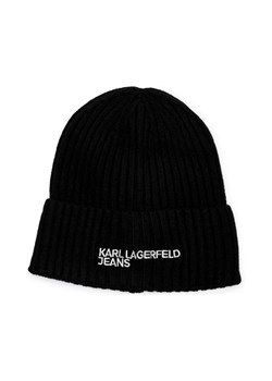Karl Lagerfeld Jeans Czapka | z dodatkiem wełny i kaszmiru ze sklepu Gomez Fashion Store w kategorii Czapki zimowe męskie - zdjęcie 184317218