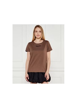 Patrizia Pepe T-shirt + kubek | Regular Fit ze sklepu Gomez Fashion Store w kategorii Bluzki damskie - zdjęcie 184317937