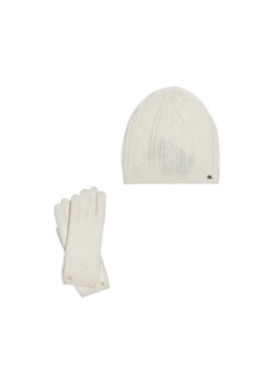 LAUREN RALPH LAUREN Wełniana czapka + rękawiczki | z dodatkiem kaszmiru ze sklepu Gomez Fashion Store w kategorii Komplety czapka i szalik damskie - zdjęcie 184317995