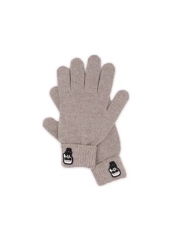 Karl Lagerfeld Rękawiczki K/Ikonik Patch Knit | z dodatkiem wełny i kaszmiru ze sklepu Gomez Fashion Store w kategorii Rękawiczki damskie - zdjęcie 184318069