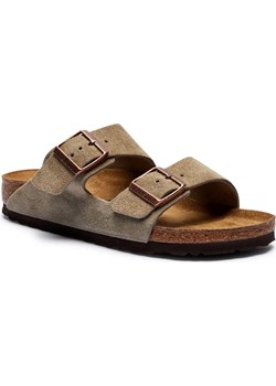 Birkenstock Skórzane klapki Arizona | narrow fit soft footbed ze sklepu Gomez Fashion Store w kategorii Klapki damskie - zdjęcie 184318625