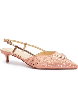 Guess Czółenka JESSYN | z dodatkiem skóry - id: GU251W000154350 - marki Guess - 184318777 Guess Czółenka JESSYN | z dodatkiem skóry ze sklepu Gomez Fashion Store w kategorii Czółenka - zdjęcie 184318777