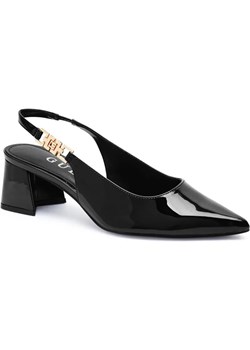 Guess Czółenka na słupku ZABELA | z dodatkiem skóry ze sklepu Gomez Fashion Store w kategorii Czółenka - zdjęcie 184318999