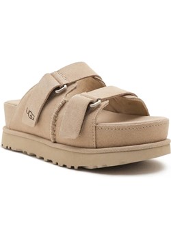 UGG Skórzane klapki GOLDENSTAR HI SLIDE ze sklepu Gomez Fashion Store w kategorii Klapki damskie - zdjęcie 184319177