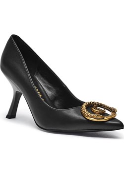 Just Cavalli Skórzane szpilki JASMINE ze sklepu Gomez Fashion Store w kategorii Czółenka - zdjęcie 184319275