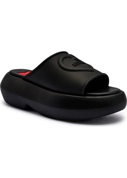 Love Moschino Klapki | z dodatkiem skóry ze sklepu Gomez Fashion Store w kategorii Klapki damskie - zdjęcie 184320275