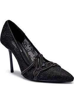 Karl Lagerfeld Szpilki SARABANDE | z dodatkiem skóry ze sklepu Gomez Fashion Store w kategorii Czółenka - zdjęcie 184320288