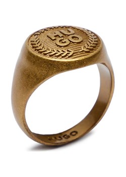 HUGO Sygnet E-CLUB-RIN ze sklepu Gomez Fashion Store w kategorii Sygnety - zdjęcie 184320325