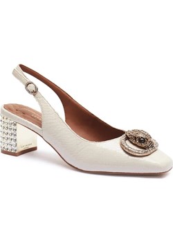 Kurt Geiger Skórzane czółenka na słupku 225-CHELSEA ze sklepu Gomez Fashion Store w kategorii Czółenka - zdjęcie 184320479