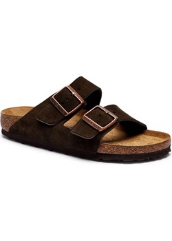 Birkenstock Skórzane klapki Arizona SFB LEVE | narrow fit soft footbed ze sklepu Gomez Fashion Store w kategorii Klapki damskie - zdjęcie 184321597