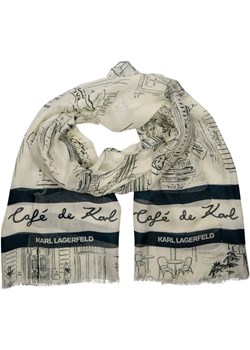 Karl Lagerfeld Szal K/JP | Karl Lagerfeld x Jorge Parra | z dodatkiem kaszmiru ze sklepu Gomez Fashion Store w kategorii Szaliki i chusty damskie - zdjęcie 184321717