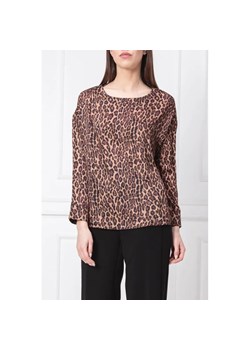 NA-KD Bluzka Leopard | Relaxed fit ze sklepu Gomez Fashion Store w kategorii Bluzki damskie - zdjęcie 184322129