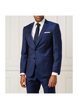 BOSS BLACK Wełniana marynarka z poszetką Huge 6 | Slim Fit ze sklepu Gomez Fashion Store w kategorii Marynarki męskie - zdjęcie 184322305