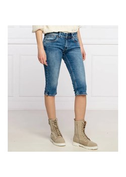 Pepe Jeans London Szorty SATURN CROP | Skinny fit | denim ze sklepu Gomez Fashion Store w kategorii Szorty - zdjęcie 184322377