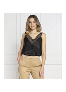 BOSS BLACK Satynowy top Ilacea | Regular Fit ze sklepu Gomez Fashion Store w kategorii Bluzki damskie - zdjęcie 184322498