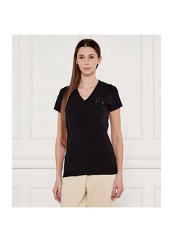 Armani Exchange T-shirt | Slim Fit ze sklepu Gomez Fashion Store w kategorii Bluzki damskie - zdjęcie 184322556