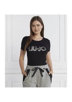 Liu Jo Rose T-shirt | Slim Fit ze sklepu Gomez Fashion Store w kategorii Bluzki damskie - zdjęcie 184322606