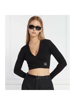 Calvin Klein Jeans Sweter | Cropped Fit ze sklepu Gomez Fashion Store w kategorii Swetry damskie - zdjęcie 184322625