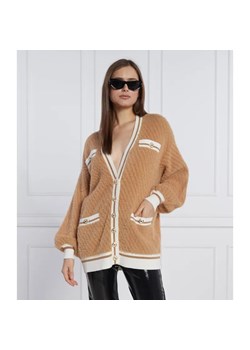 Elisabetta Franchi Kardigan | Loose fit | z dodatkiem wełny ze sklepu Gomez Fashion Store w kategorii Swetry damskie - zdjęcie 184322746