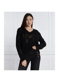 TWINSET Wełniany sweter | Regular Fit ze sklepu Gomez Fashion Store w kategorii Swetry damskie - zdjęcie 184322807