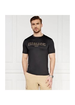 BLAUER T-shirt MANICA CORTA | Regular Fit | stretch ze sklepu Gomez Fashion Store w kategorii T-shirty męskie - zdjęcie 184322815