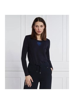 Tommy Hilfiger Bluzka crest scoop | Slim Fit ze sklepu Gomez Fashion Store w kategorii Bluzki damskie - zdjęcie 184322905