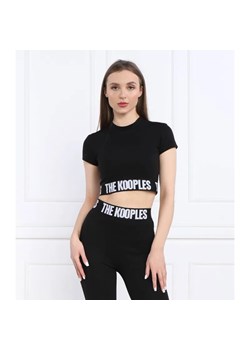 The Kooples T-shirt | Cropped Fit ze sklepu Gomez Fashion Store w kategorii Bluzki damskie - zdjęcie 184322935