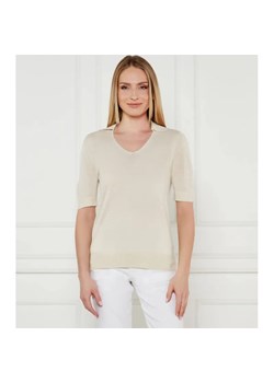 Calvin Klein Bluzka | Regular Fit | z dodatkiem jedwabiu ze sklepu Gomez Fashion Store w kategorii Bluzki damskie - zdjęcie 184323317